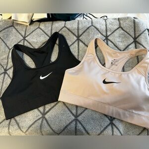 Nike Black and Tan Sports Bras